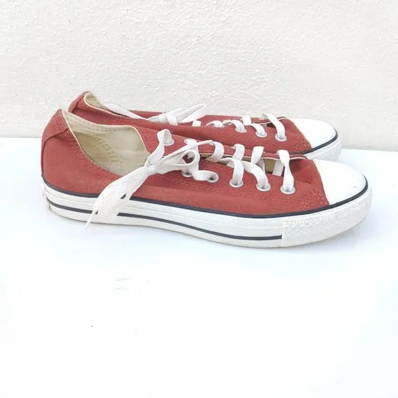 Converse Men's Size 8 Red Laced Shoes - Picture 3 of 10